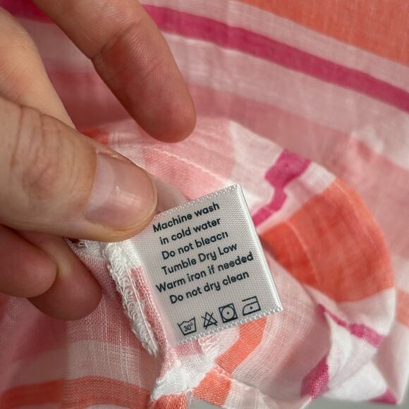 NWT Roller Rabbit East Hampton Naomi Kurta in Coral - Size S - Picture 8 of 8